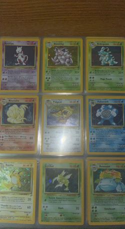 1st Edition Vintage Pokémon Cards 