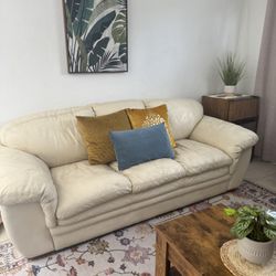 Real Leather Couch 