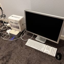 Boxed Mac mini mid 2007 upgraded with 23” Apple Cinema Display, miniStack V2 with extras