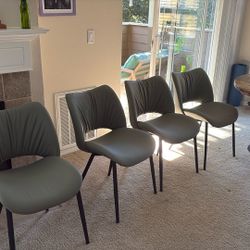 Sage Green Dining Chairs Set Of 4 Barely Used