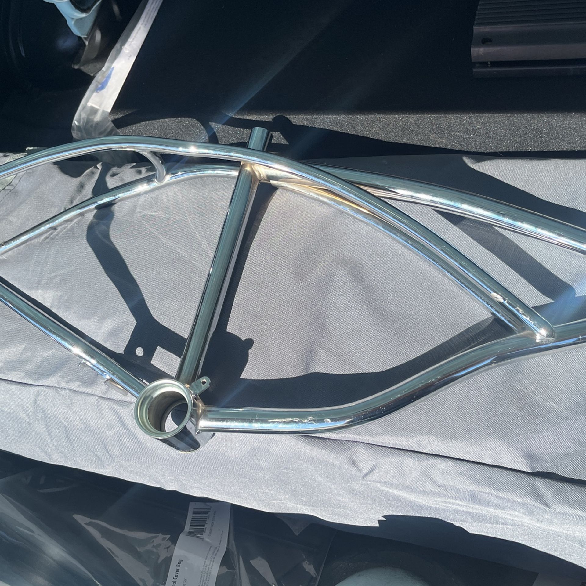 16 Inch chrome cruiser Bike Frame