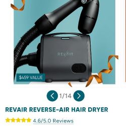 Revair Reverse Hair Dryer - Barely Used