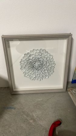 3D flower wall art picture frame