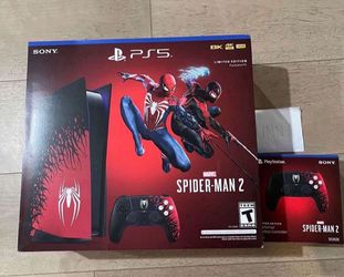 Playstation 5 Disc ps5 digital Marvel's SpiderMan 2 Limited Edition PS5  Bundle with two special controllers for Sale in Corona, CA - OfferUp