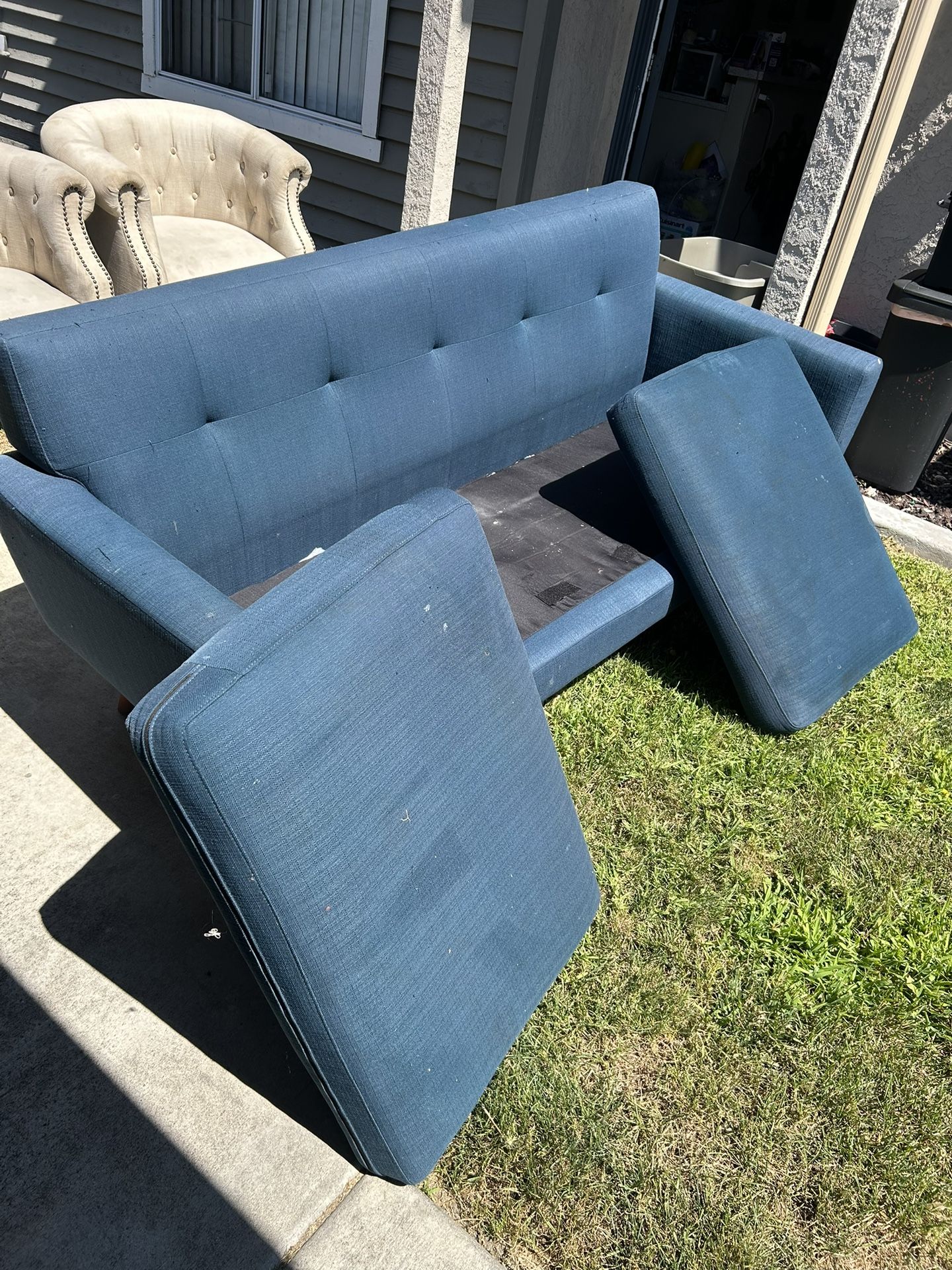 Blue Couch / Sofa
