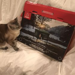 Heated outdoor / indoor cat house shelter - read description 