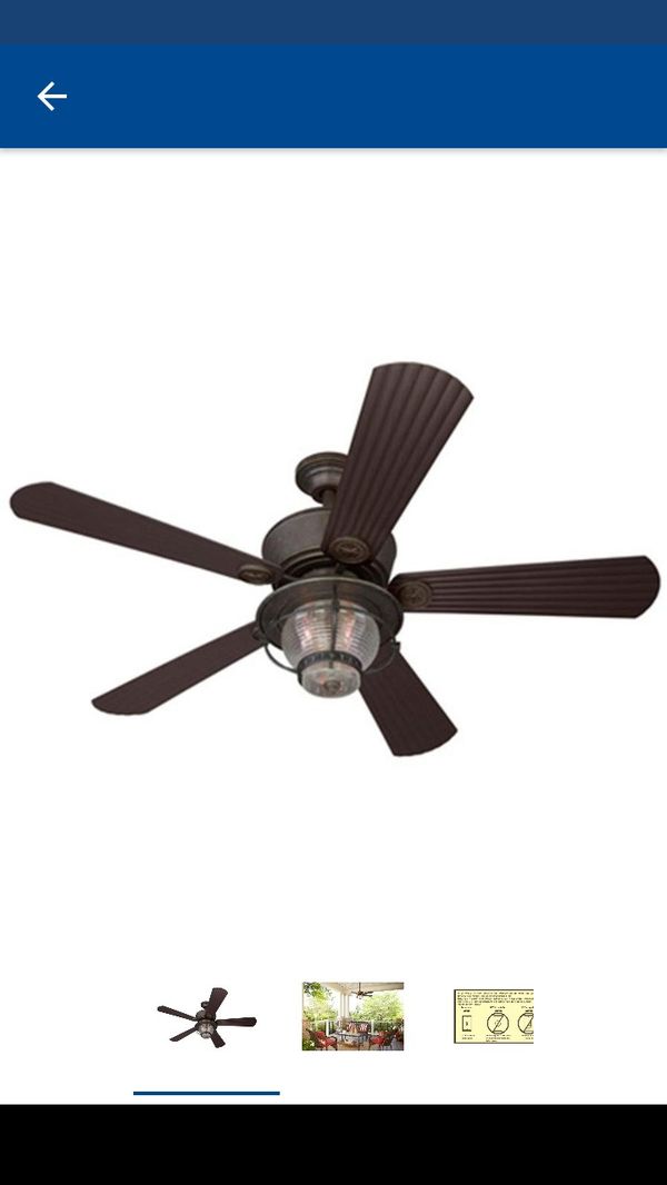 Allen Roth Stone Croft 52 In Rust Indoor Downroad Mount Ceiling Fan With Ligh Kit Remote For Kernersville Nc Offerup