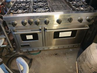 Viking professional free standing range