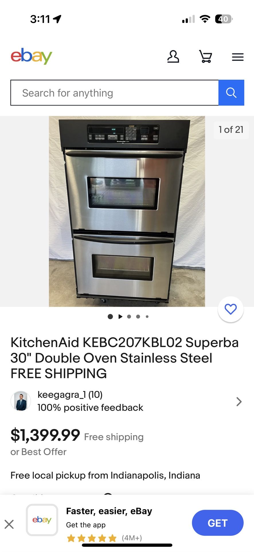 KitchenAid Superba Double Oven for Sale in Norfolk, VA OfferUp