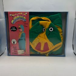 Vintage Rubies JAMA Costume Dinosaur With Original Box Size 2-4 Toddler Made In USA