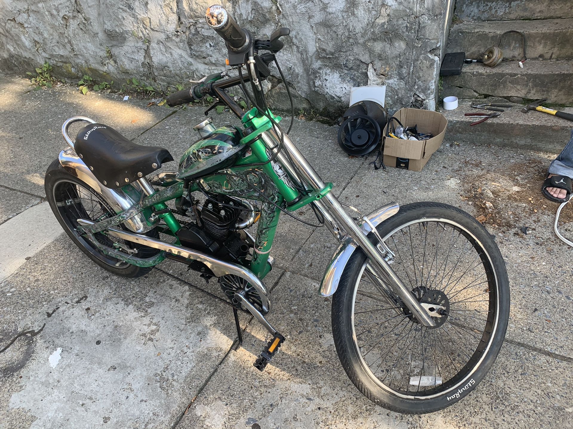 50cc 2Stroke MOTORIZED SHOPPER BIKE