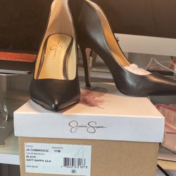Jessica Simpson Cambredge Black Heels 