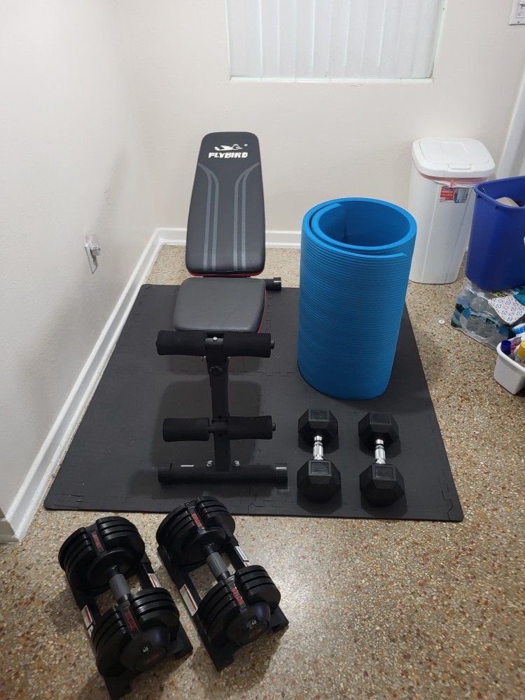 Nearly Unused  Home Gym SET $250