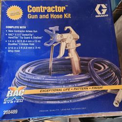 Graco Contractor Airless Paint Spray Gun & Hose Item #288589