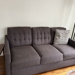 Queen sleeper sofa, and loveseat
