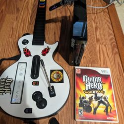 Wii Guitar Hero Bundle 