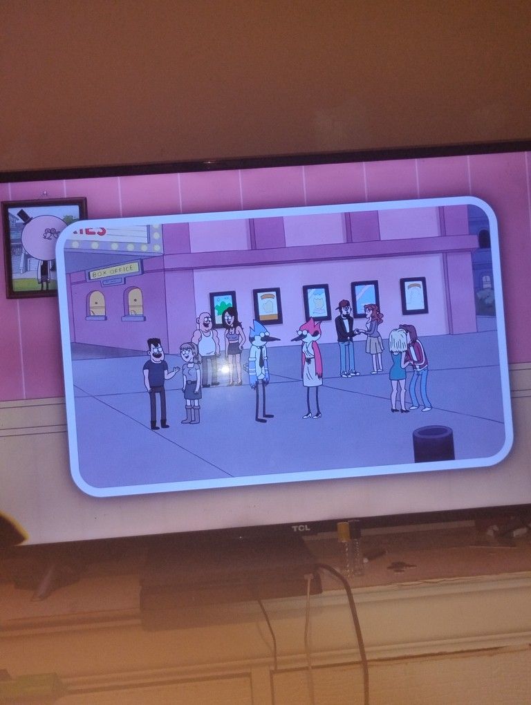 Black ROKU TV
