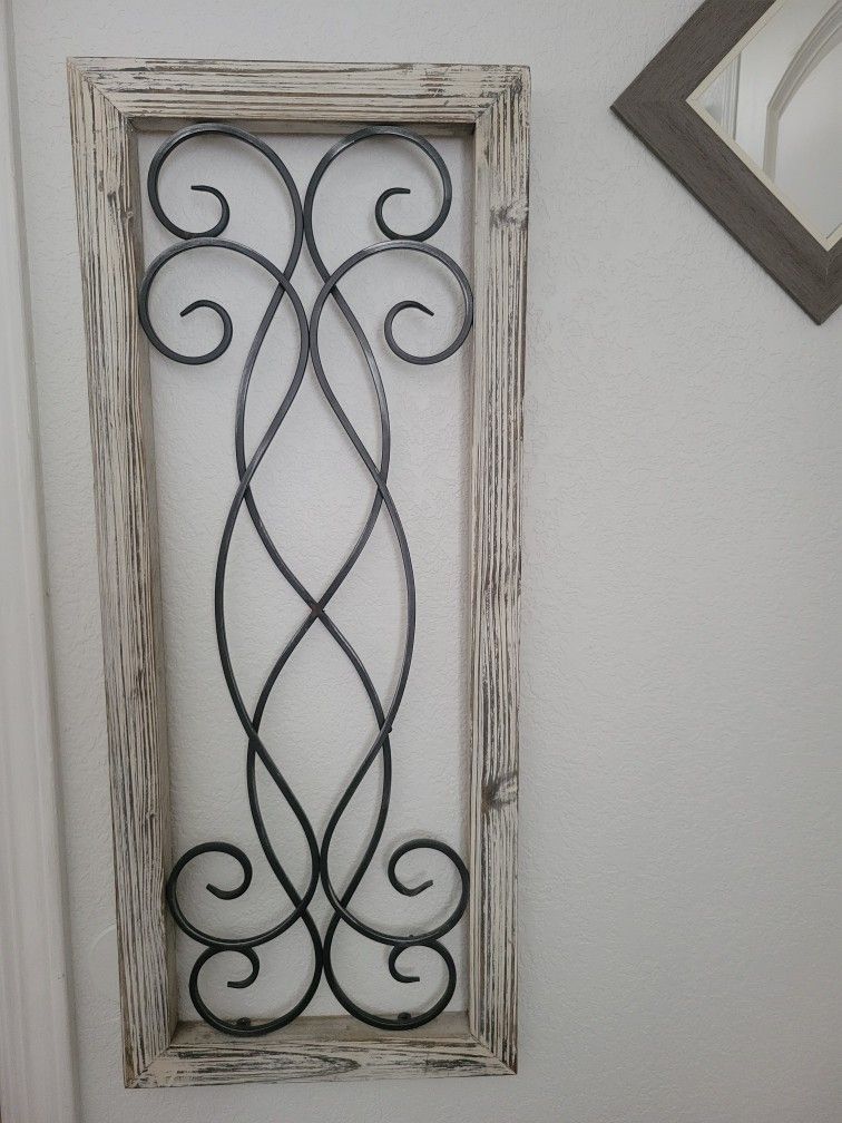 Wood And Metal Art Decor