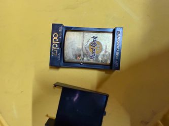 1996 Zippo Hard Rock Cafe Key West Brass Lighter