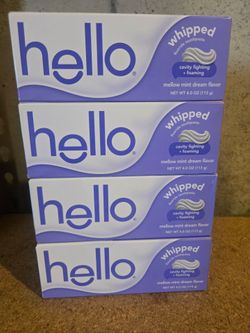 Hello Fluride Whip Toothpaste