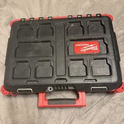 Milwaukee PACKOUT 22 in. Medium Red Tool Box with 75 lbs. Weight Capacity  