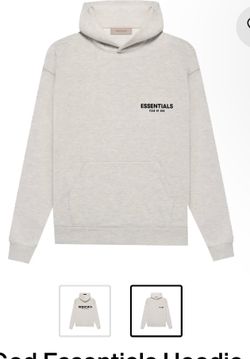 Essentials Light Oatmeal Hoodie 
