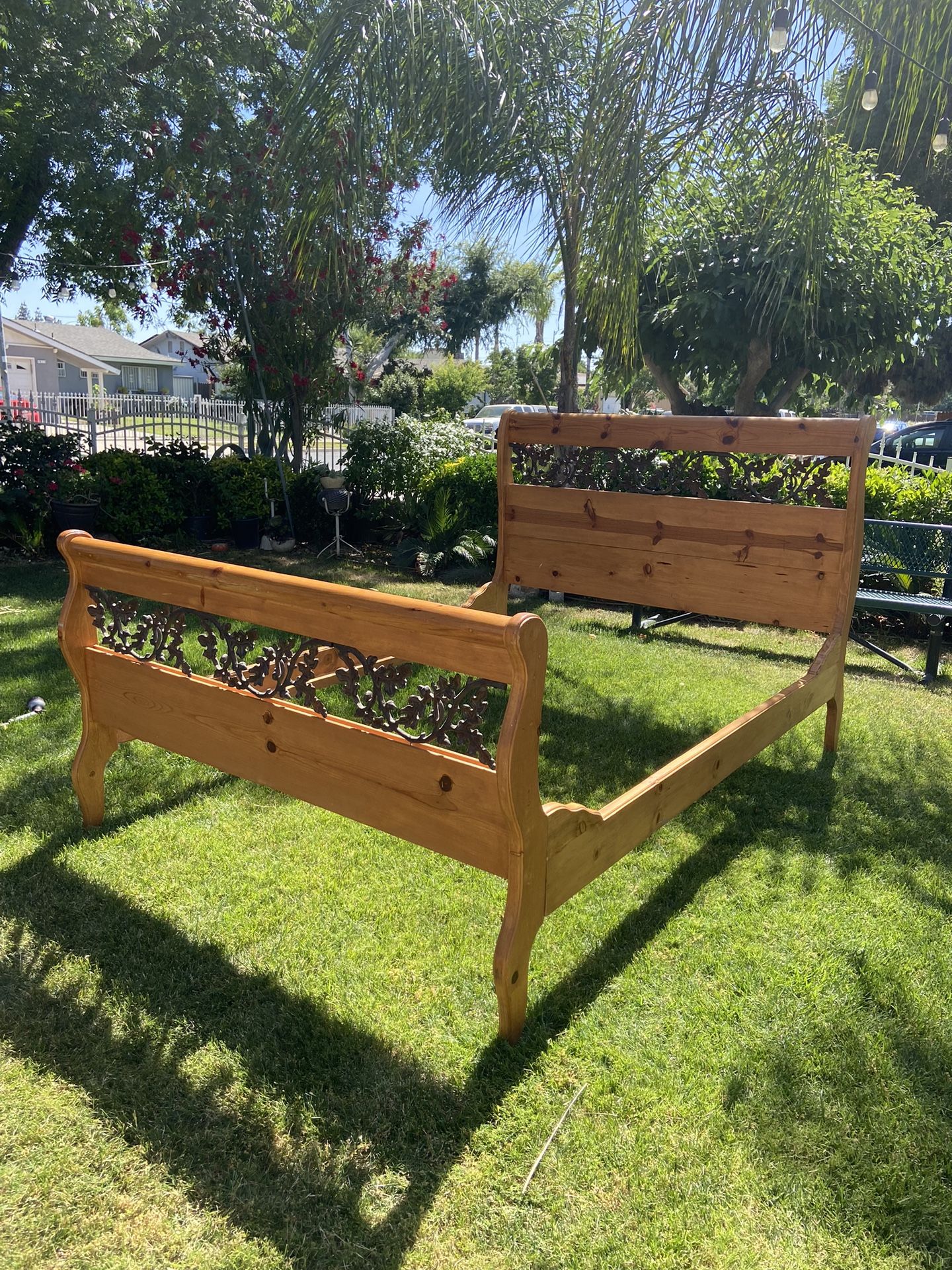 Real Wood Queen Bed Frame