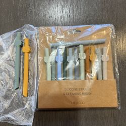 Liewood kids silicon straws Set
