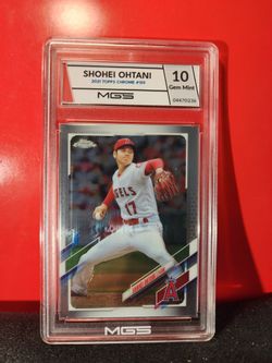 2021 TOPPS CHROME #159 SHOHEI OHTANI MGS 10 GEM MT CALIFORNIA ANGELS