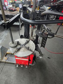John Bean tire changer