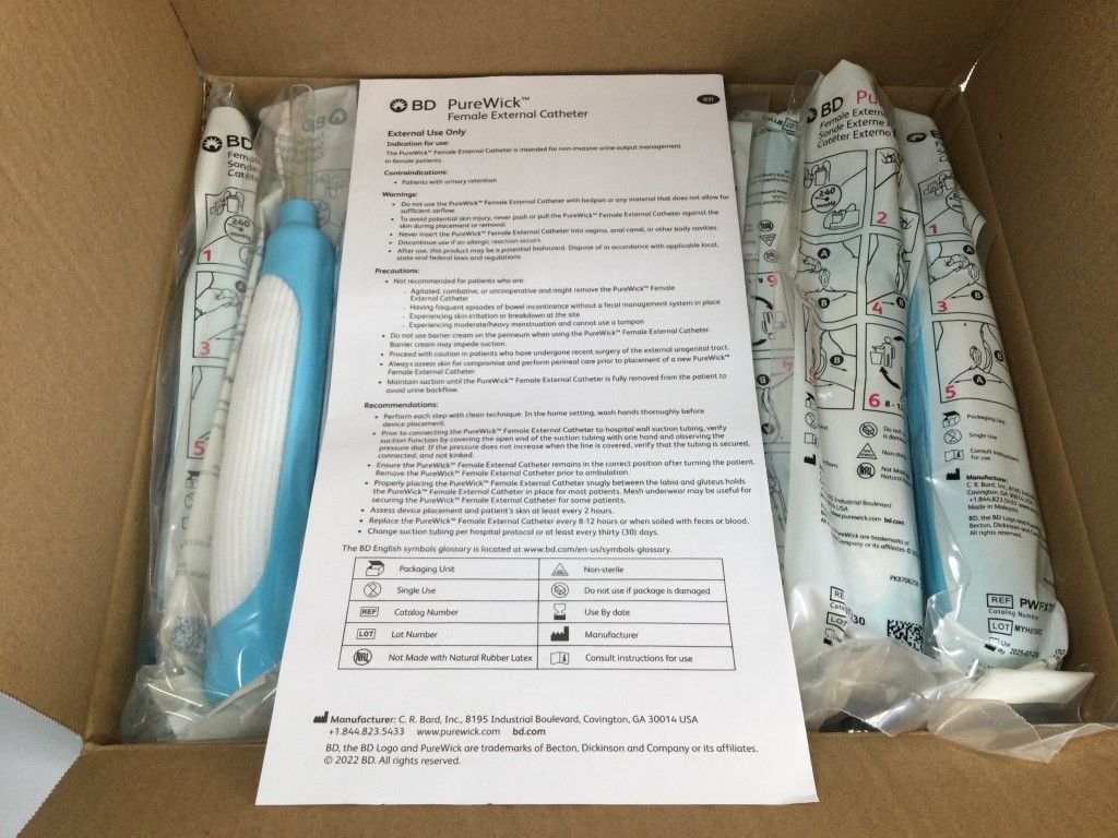30 Pack female external catheter