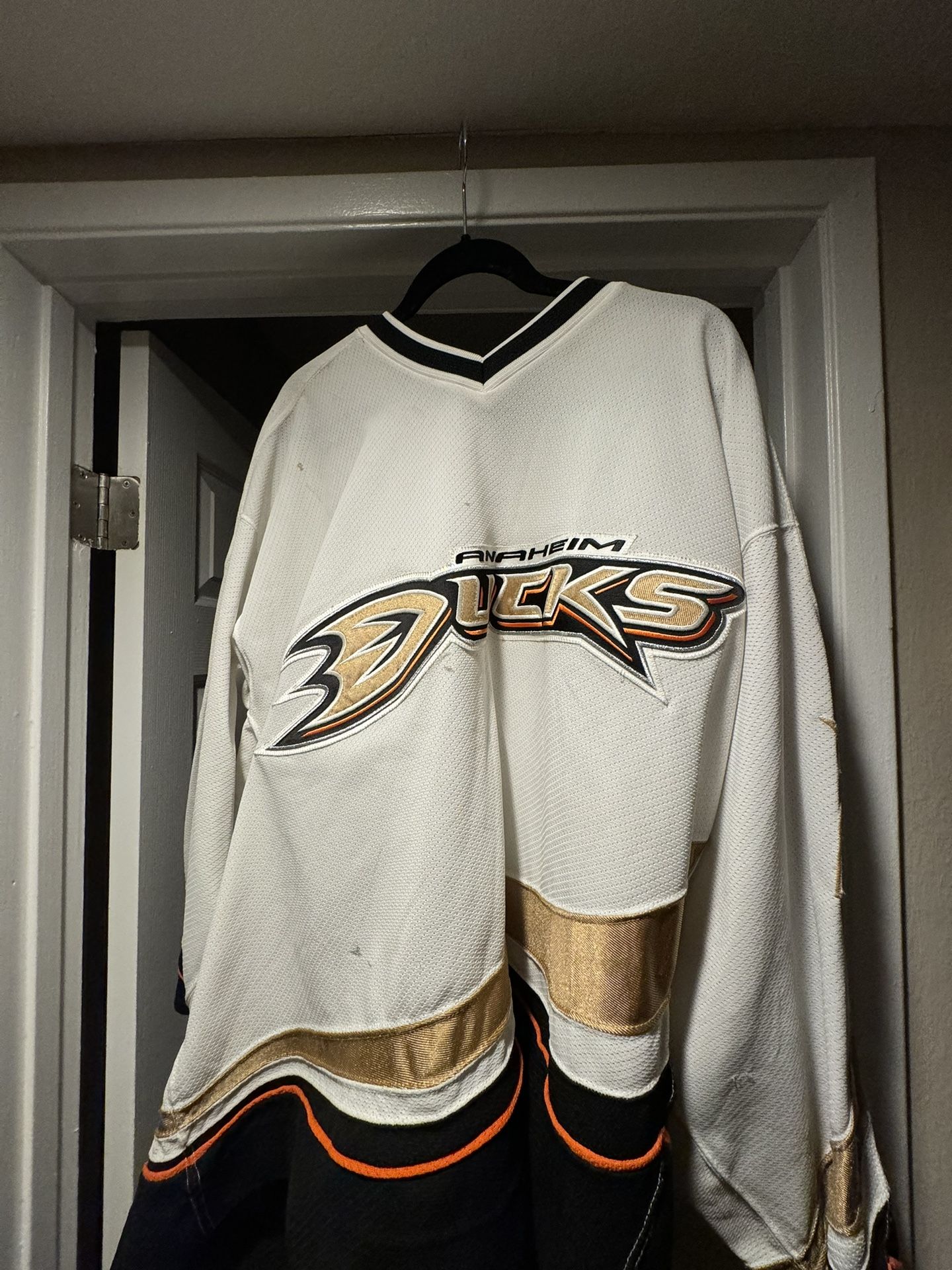 Anaheim Ducks  Signed Game Worn Jersey 