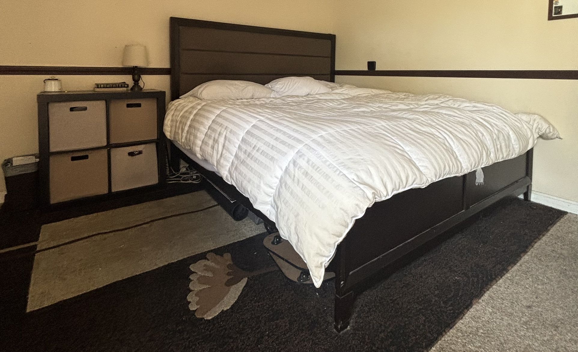 King size bed frame