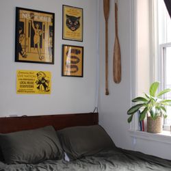 Queen Mid Century Platform Bed