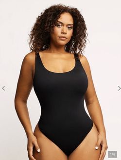 Black Sculpting Shapewear Bodysuit - Sleek Support