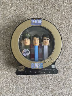 Elvis Presley Limited Edition Vintage PEZ Dispensers with CD - SEALED