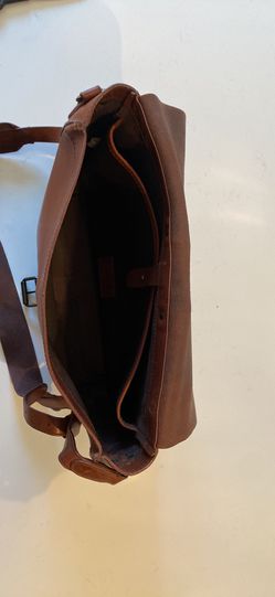 Ll Bean Leather Messenger Bag Thumbnail