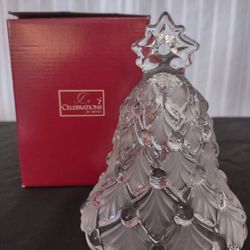 Celebrations By Mikasa Let Crystal Christmas Bell