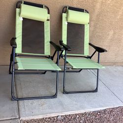 Folding chairs