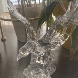 Princess House Germany Wonders Of The Wild Crystal Glass Eagle Figurine. #702