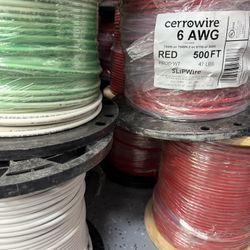 #6 THHN 500ft Wire Copper Cable New 