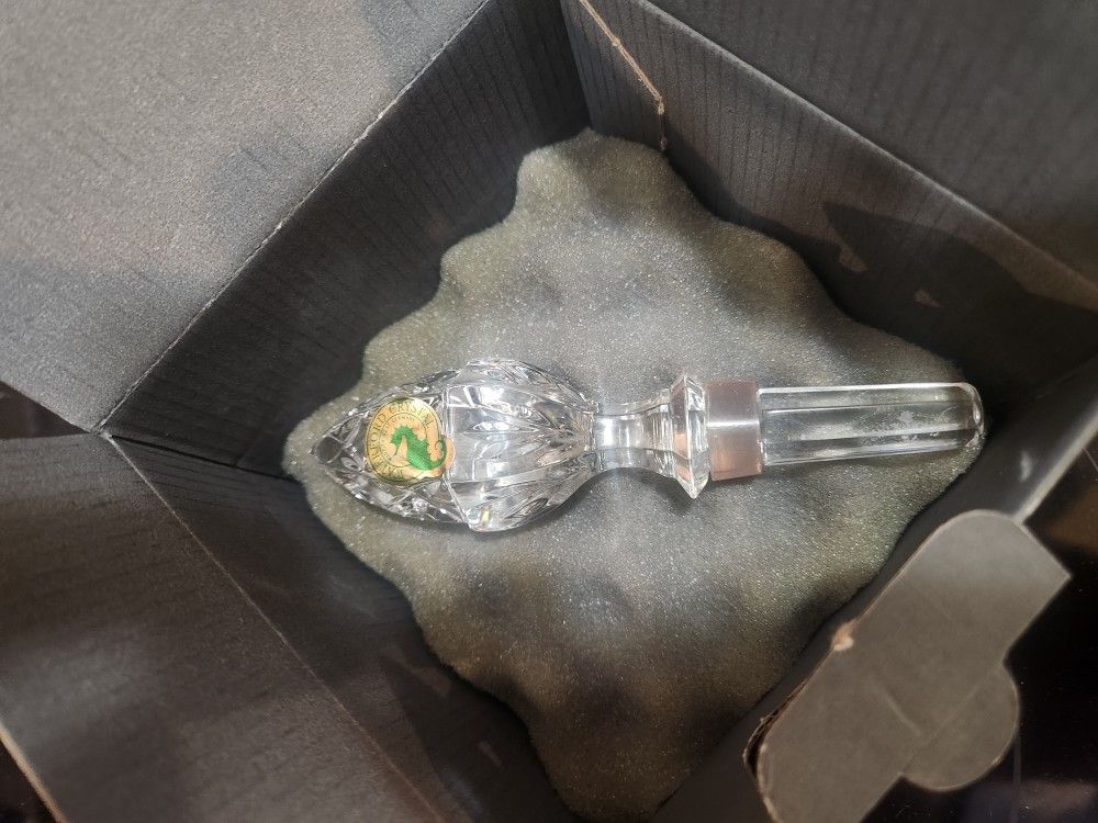 Waterford Crystal Acorn Bottle Stopper