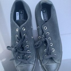 New Black Converse Size 8 Women 10 Men