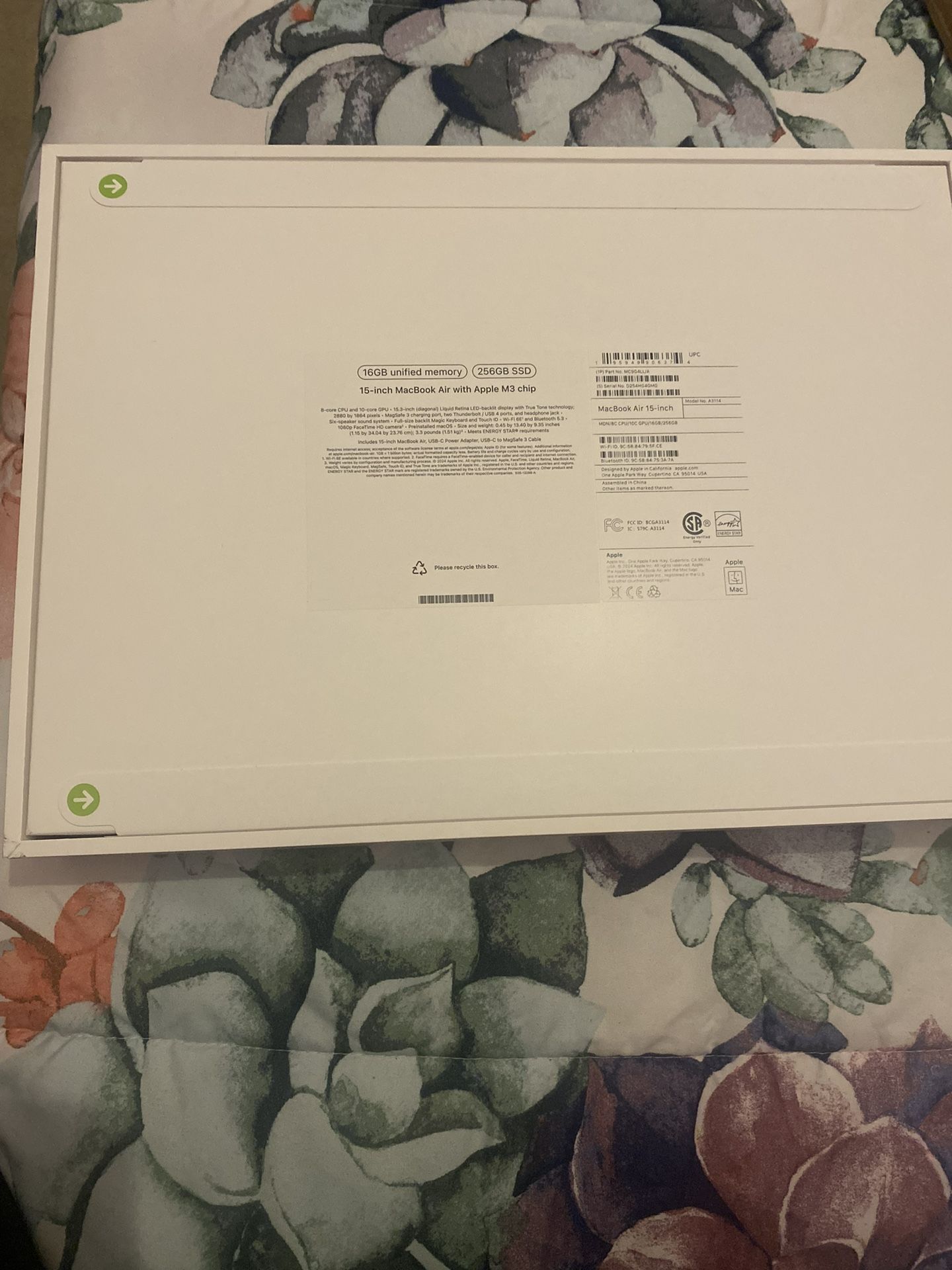 Macbook Air M3 15 Inch NEW SEALED