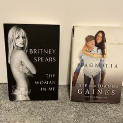 Britney Spears /Chip & Joanna Gaines Books