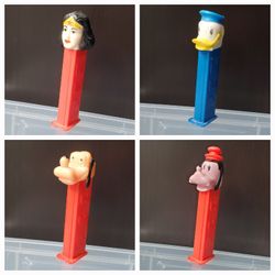 $15/each - 1980s Vintage PEZ Candy Dispenser 