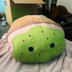 Giant stackable Avacado toast squishmallow