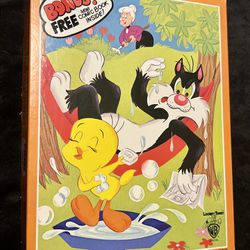 Complete Vintage 1974 Sylvester & Tweety 99 Piece Jigsaw Puzzle