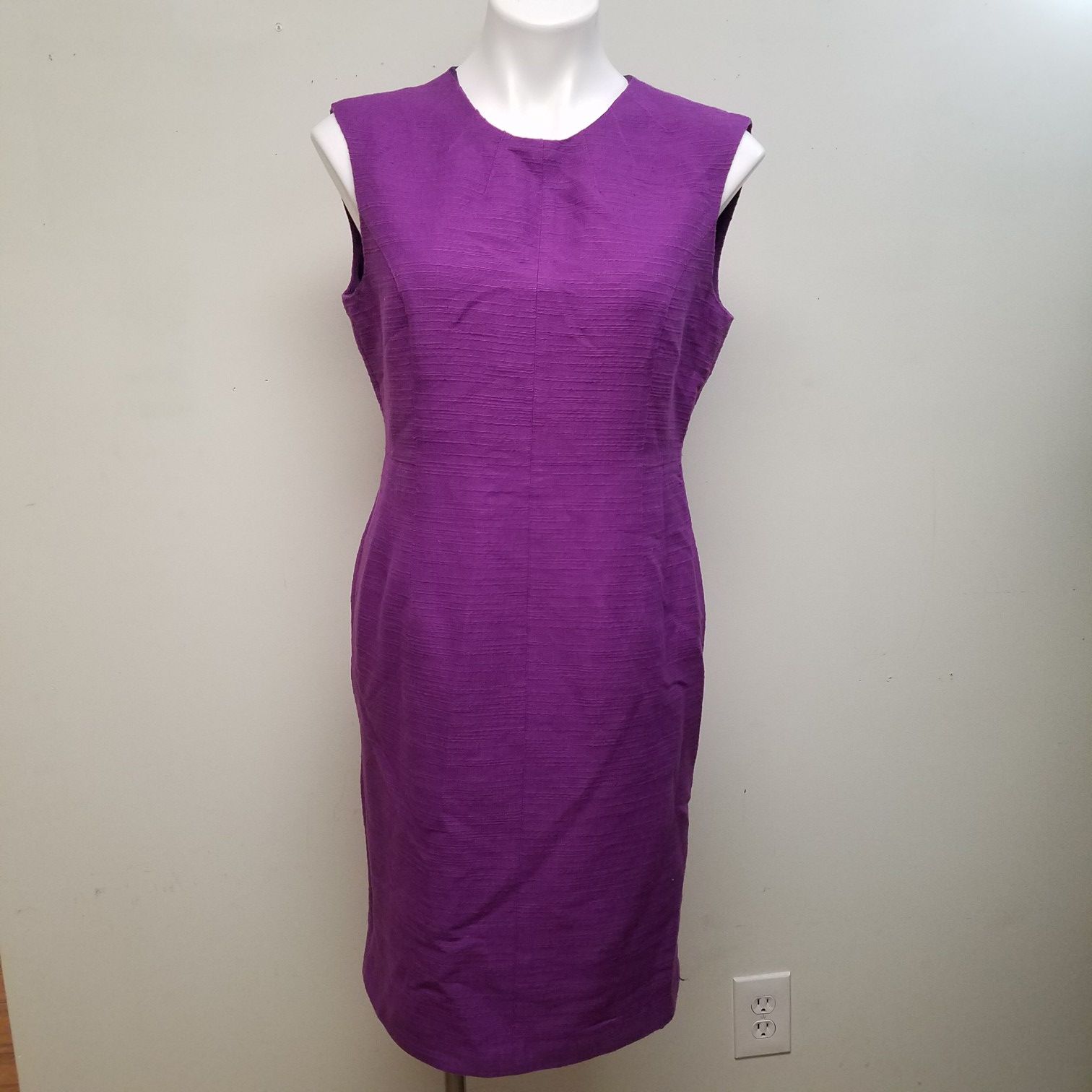 Evan-Picone purple sleeveless dress size 10