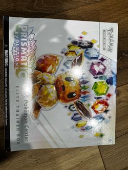 sealed Pokemon TCG Prismatic Evolutions Pokemon Center Exclusive Elite Trainer Box